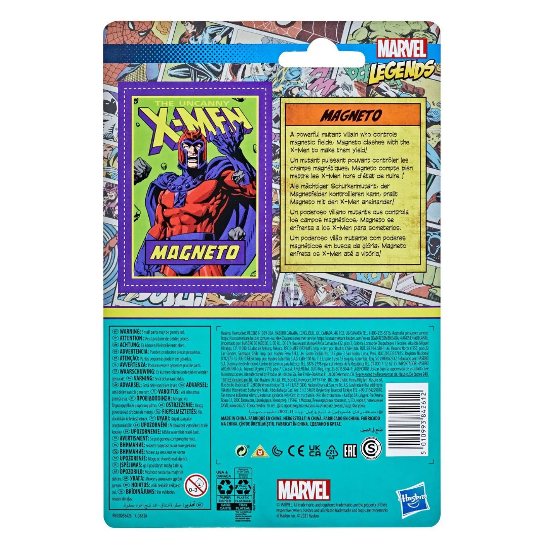 Action-Figure Marvel Legends Retro - Magneto 10 cm ( Imagem 3 de 3 ) - Preview