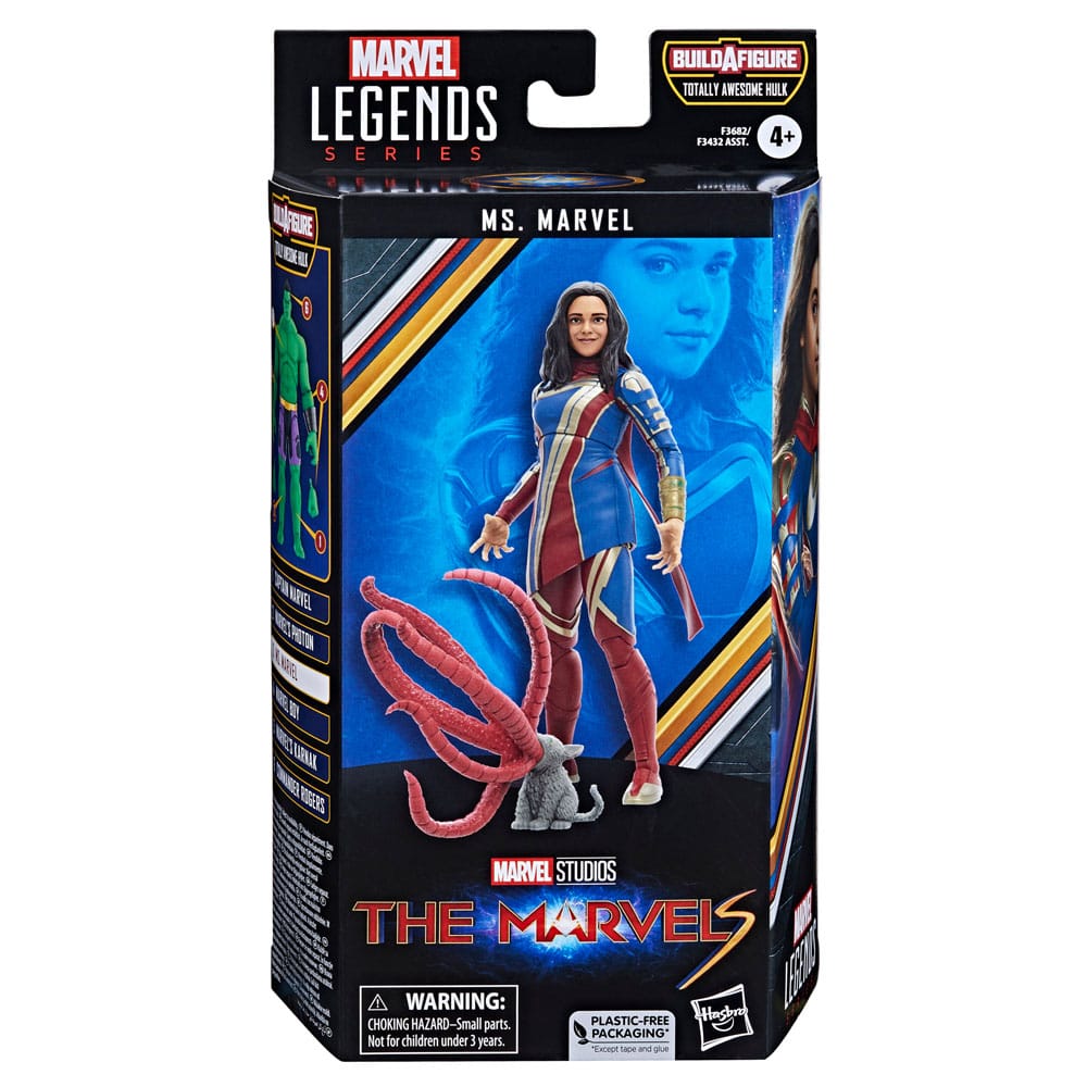 Action-Figure Marvel Legends The Marvels Ms. Marvel (BAF: Totally Awesome Hulk) 15 cm ( Imagem 2 de 4 ) - Preview