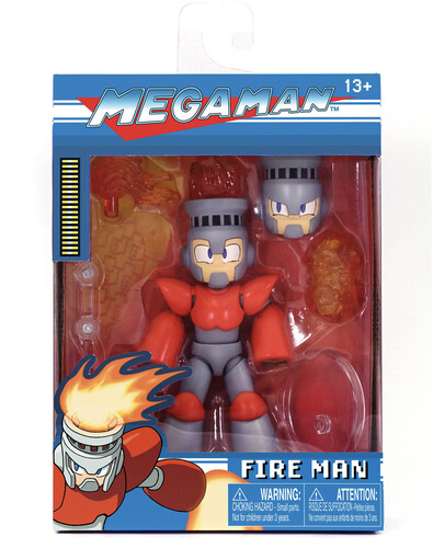 Action-Figure Mega Man Fire Man 1:12 Scale ( Imagem 2 de 4 ) - Preview