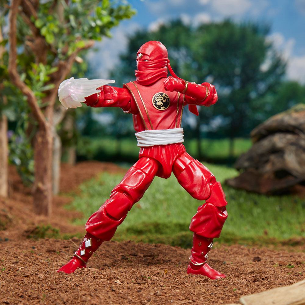 Action-Figure Mighty Morphin Power Rangers Lightning Ninja Red Ranger 15 cm ( Imagem 4 de 4 ) - Preview