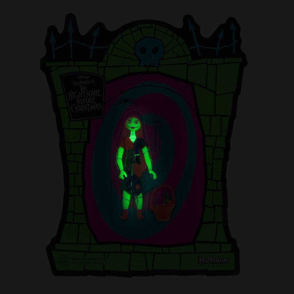 Action-Figure Nightmare Before Christmas ReAction Sally GITD 10 cm ( Imagem 2 de 3 ) - Preview