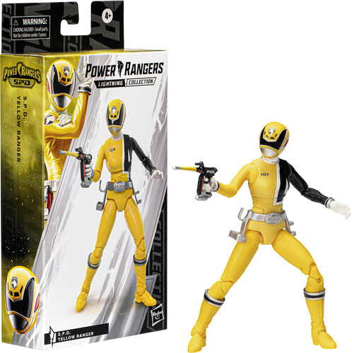 Action-Figure Power Rangers Lightning Collection S.P.D. Yellow Ranger 15 cm ( Imagem 2 de 4 ) - Preview