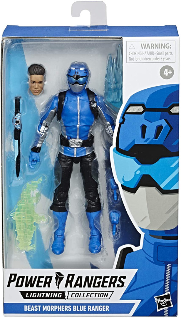 Action-Figure Power Rangers Lightning Beast Morphers Blue Ranger Action Figure 15 cm ( Imagem 2 de 2 ) - Preview