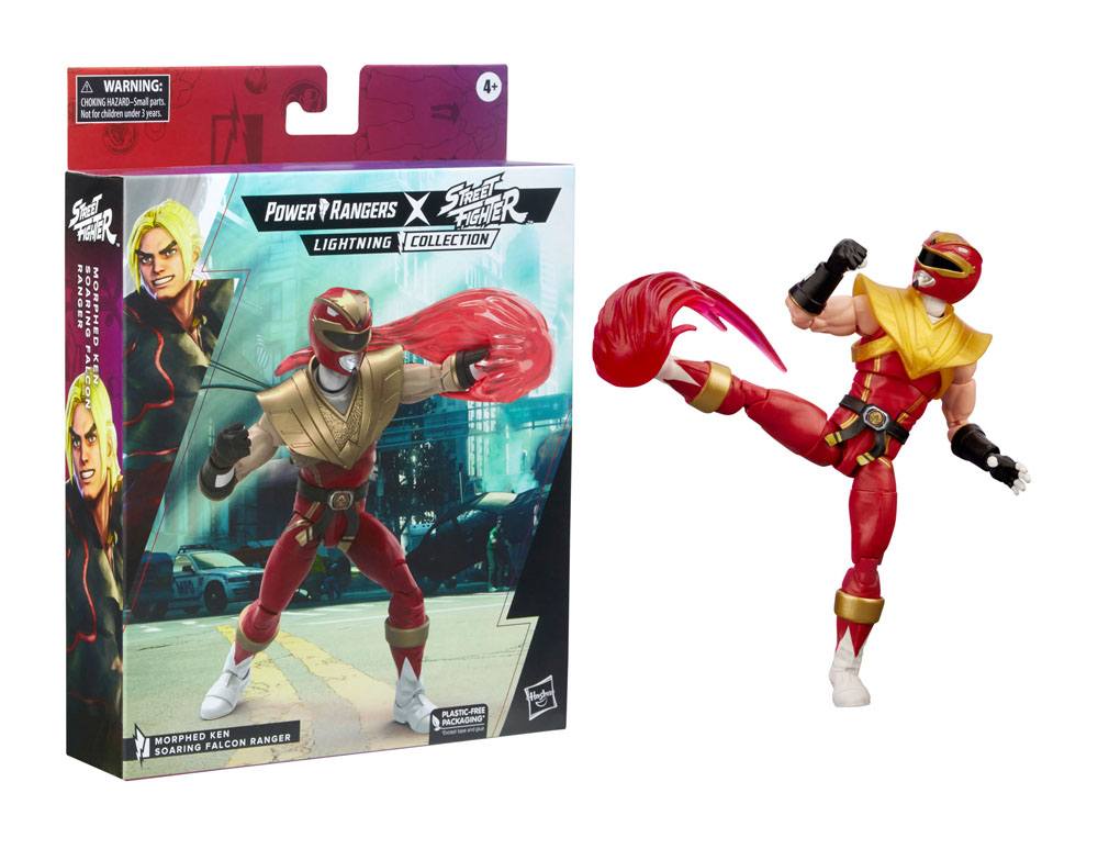 Action-Figure Power Rangers x Street Fighter Morphed Ken Soaring Falcon ( Imagem 2 de 4 ) - Preview