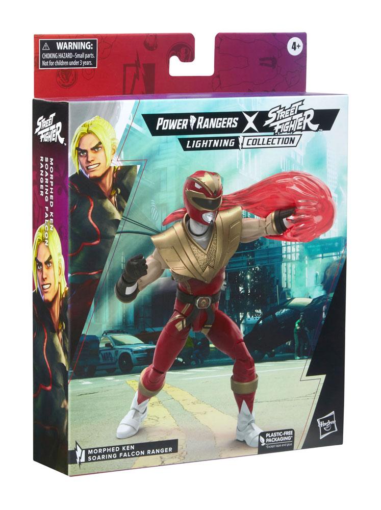 Action-Figure Power Rangers x Street Fighter Morphed Ken Soaring Falcon ( Imagem 3 de 4 ) - Preview