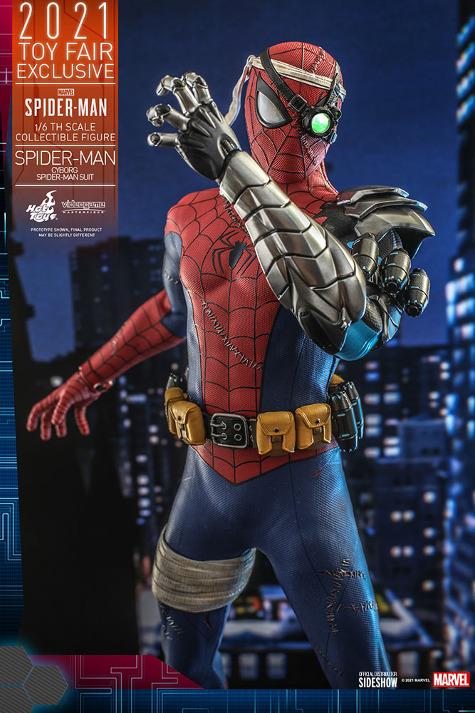 Action-Figure Spider-Man (Cyborg Spider-Man Suit) 1:6 Toy Fair Exclusive ( Imagem 3 de 4 ) - Preview
