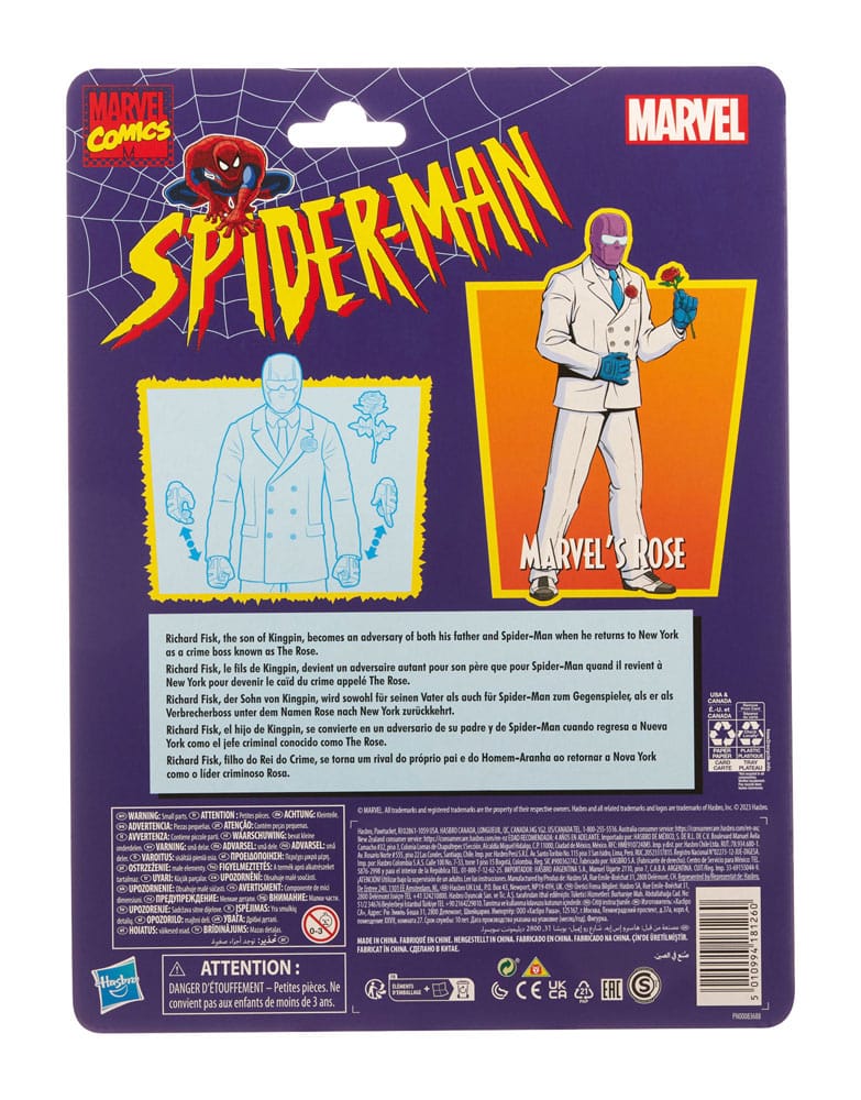 Action-Figure Spider-Man Marvel Legends Retro Collection Marvel's Rose 15 cm ( Imagem 3 de 4 ) - Preview
