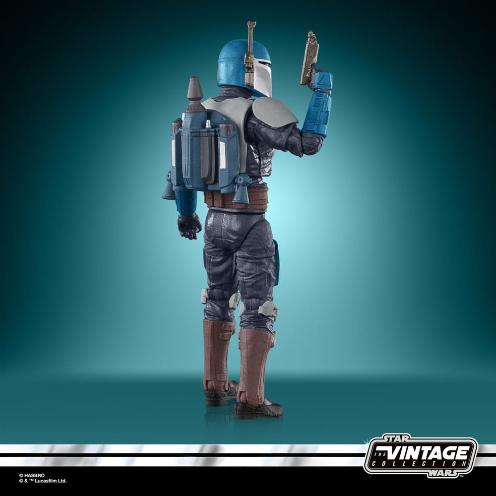Action-Figure Star Wars The Mandalorian Vintage Action Figure Mandalorian Fleet Commander ( Imagem 3 de 4 ) - Preview