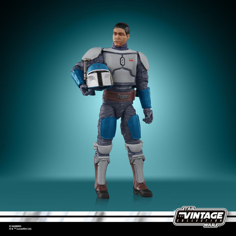 Action-Figure Star Wars The Mandalorian Vintage Action Figure Mandalorian Fleet Commander ( Imagem 4 de 4 ) - Preview