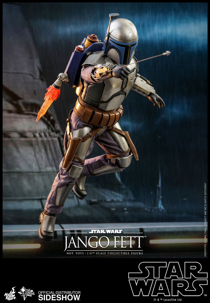 Action-Figure Star Wars: Attack of the Clones - Jango Fett 1:6 Scale Figure ( Imagem 2 de 4 ) - Preview