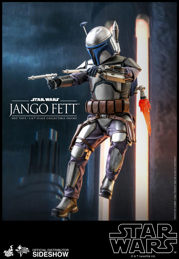 Action-Figure Star Wars: Attack of the Clones - Jango Fett 1:6 Scale Figure ( Imagem 3 de 4 ) - Preview