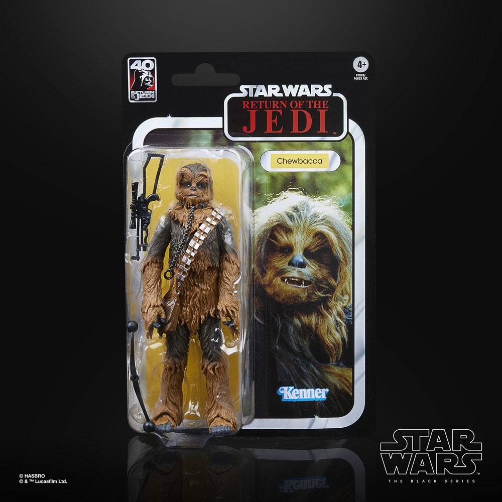 Action-Figure Star Wars: Episode VI 40th Anniversary Black Series Chewbacca 15 cm ( Imagem 3 de 4 ) - Preview