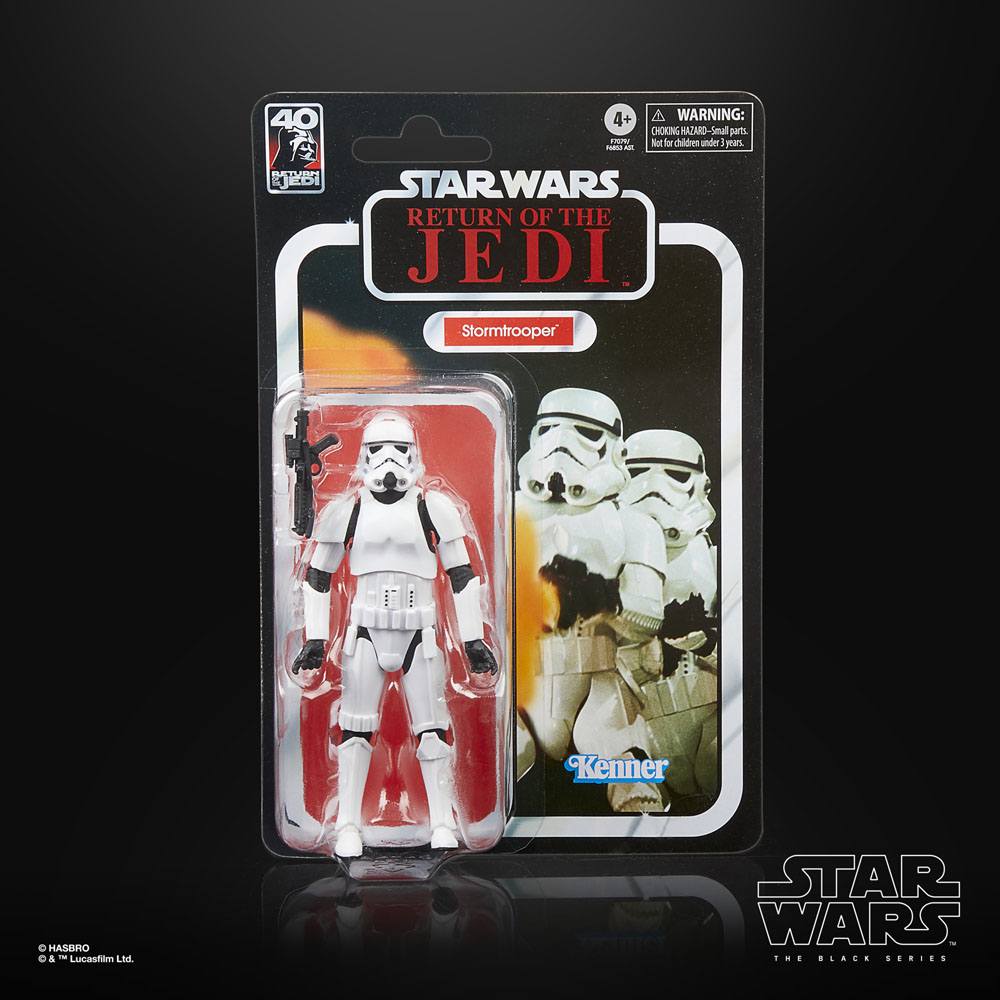 Action-Figure Star Wars: Episode VI 40th Anniversary Black Series Stormtrooper 15 cm ( Imagem 4 de 4 ) - Preview