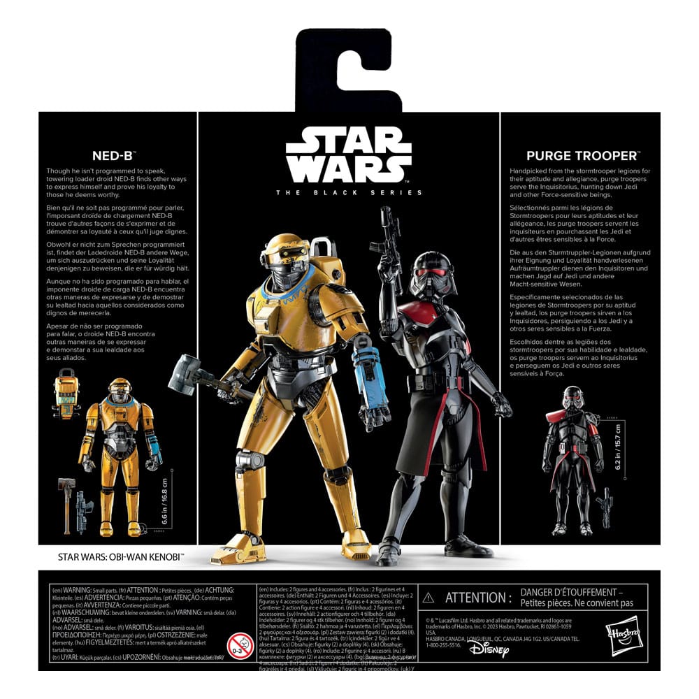 Action-Figure Star Wars: Obi-Wan Kenobi Black Series 2-Pack NED-B & Purge Trooper ( Imagem 3 de 4 ) - Preview