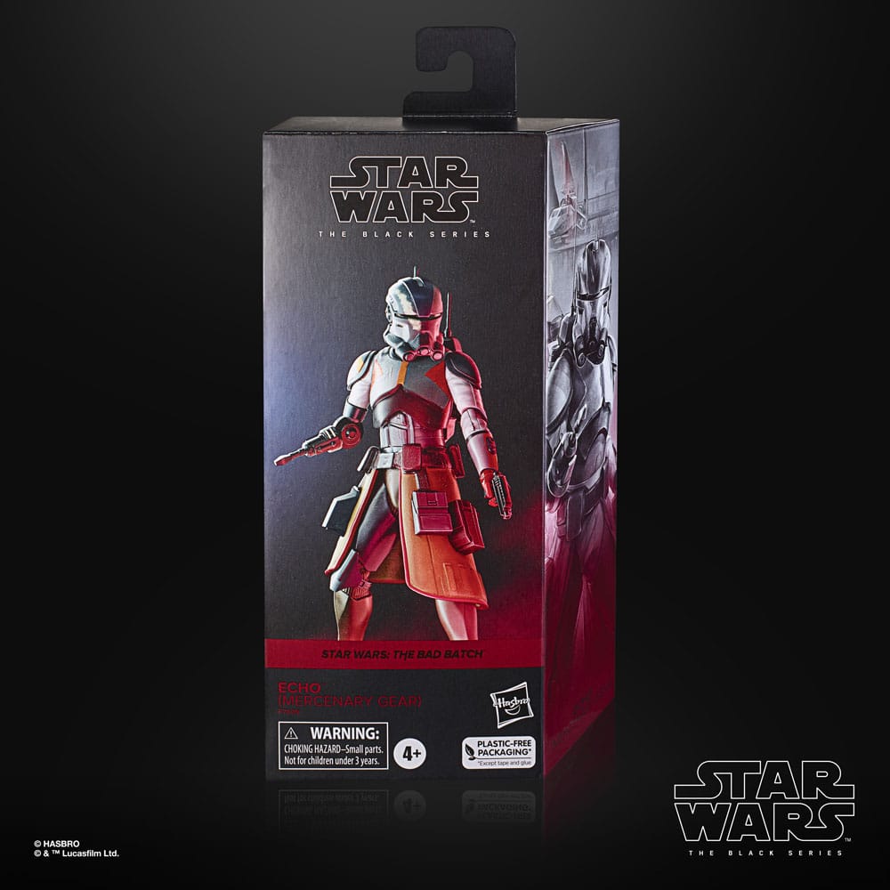 Action-Figure Star Wars: The Bad Batch Black Series Echo (Mercenary Gear) ( Imagem 4 de 4 ) - Preview