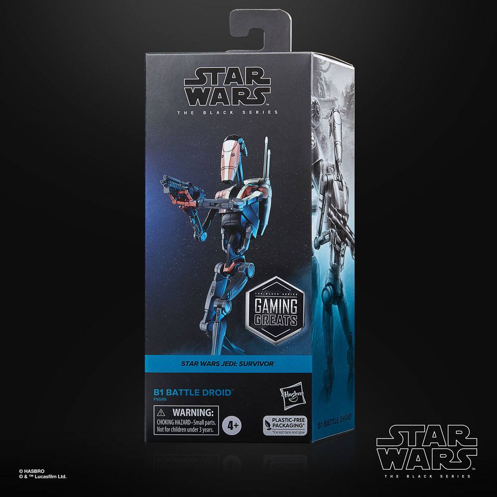 Action-Figure Star Wars: The Force Unleashed Black Series Gaming Greats B1 Battle Droid ( Imagem 2 de 4 ) - Preview