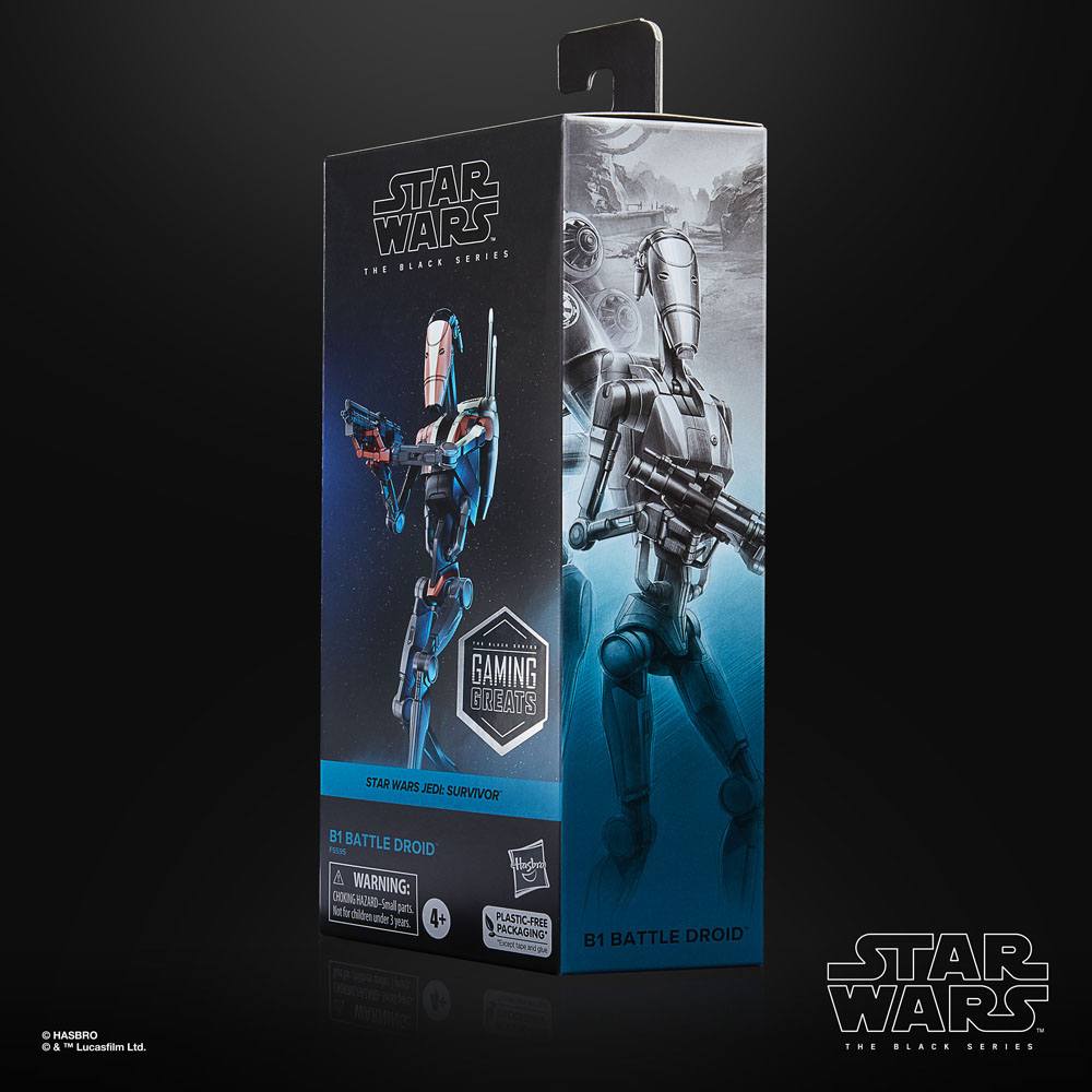 Action-Figure Star Wars: The Force Unleashed Black Series Gaming Greats B1 Battle Droid ( Imagem 3 de 4 ) - Preview