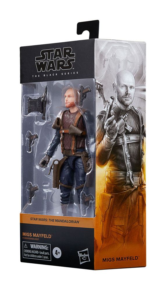Action-Figure Star Wars: The Mandalorian - Black Series Migs Mayfeld 15 cm ( Imagem 4 de 4 ) - Preview