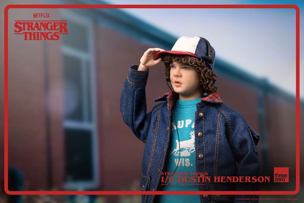 Action-Figure Stranger Things 1/6 Dustin Henderson 23 cm ( Imagem 3 de 4 ) - Preview