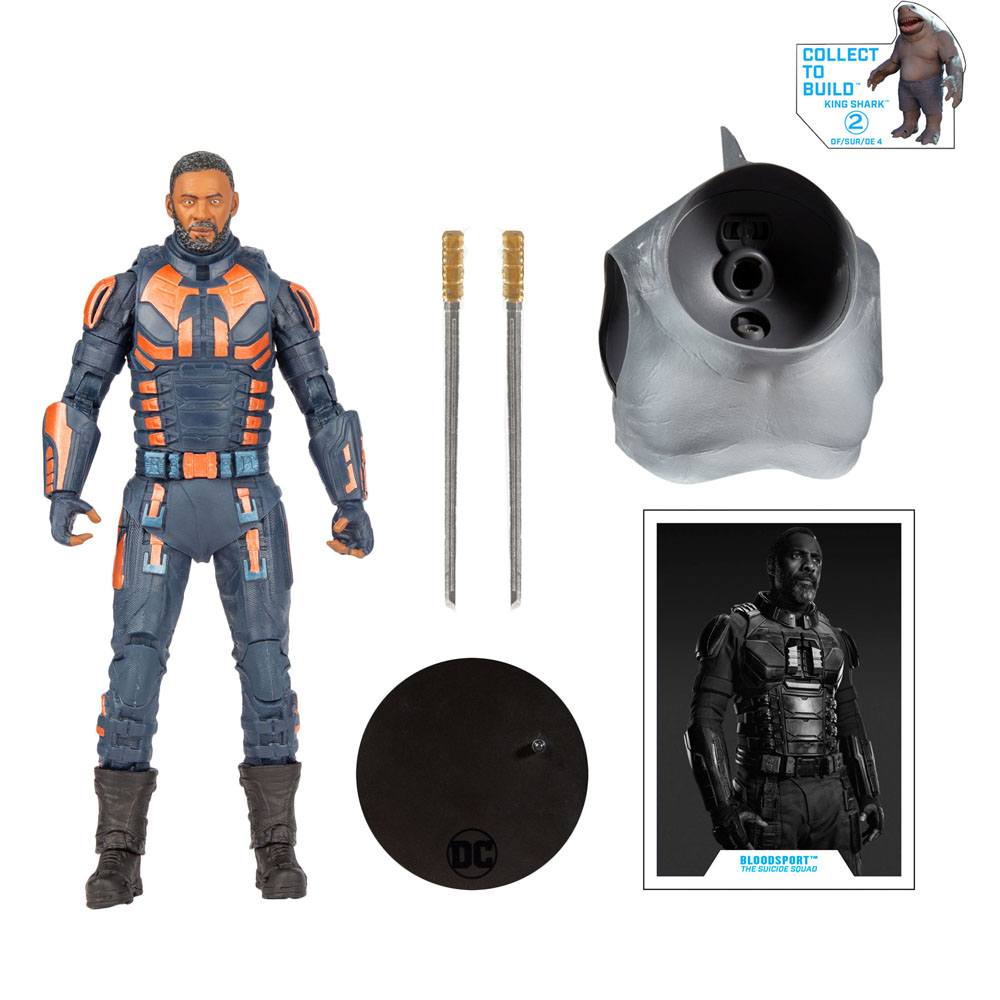 Action-Figure Suicide Squad Build-A Bloodsport (Unmasked) 18 cm ( Imagem 3 de 4 ) - Preview
