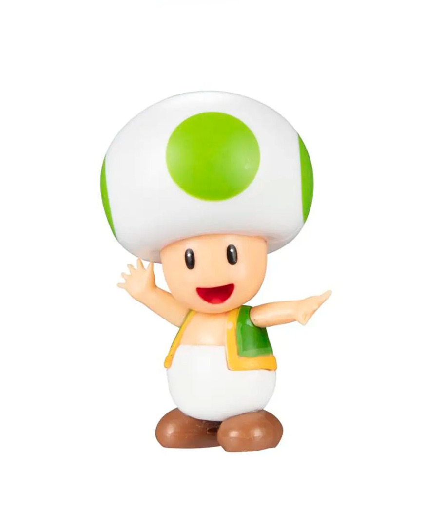 Action-Figure Super Mario - Green Toad 6 cm ( Imagem 2 de 2 ) - Preview