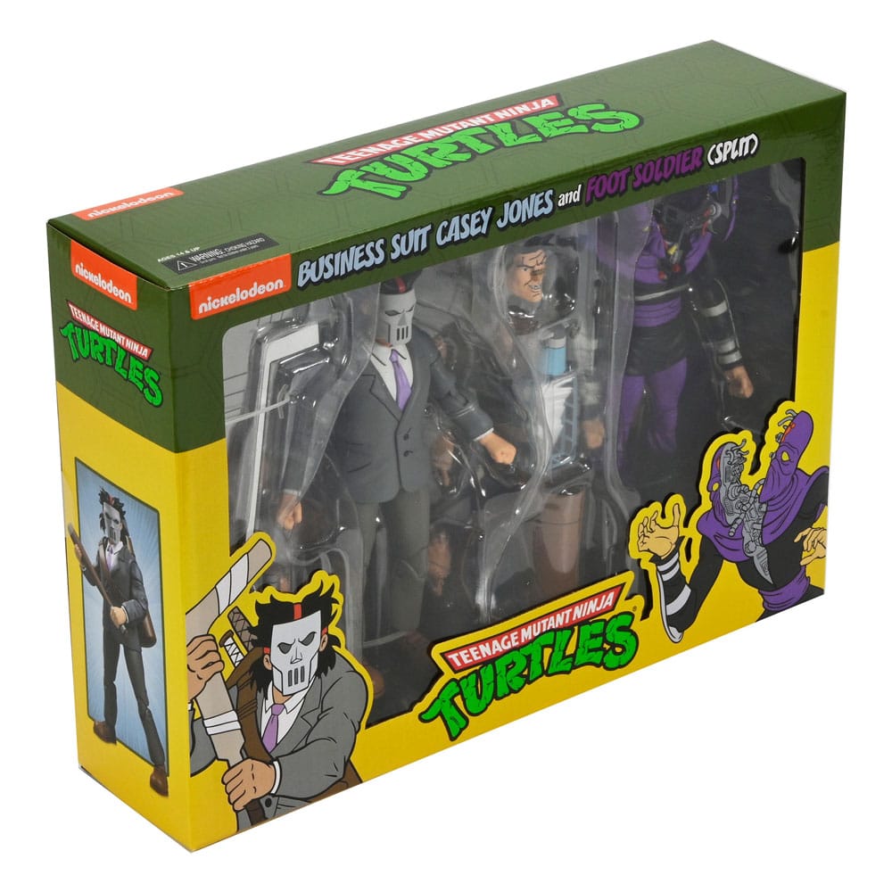 Action-Figure Teenage Mutant Ninja Turtles (Cartoon) 2-Pack Business Suit Casey Jones & Split Foot ( Imagem 4 de 4 ) - Preview