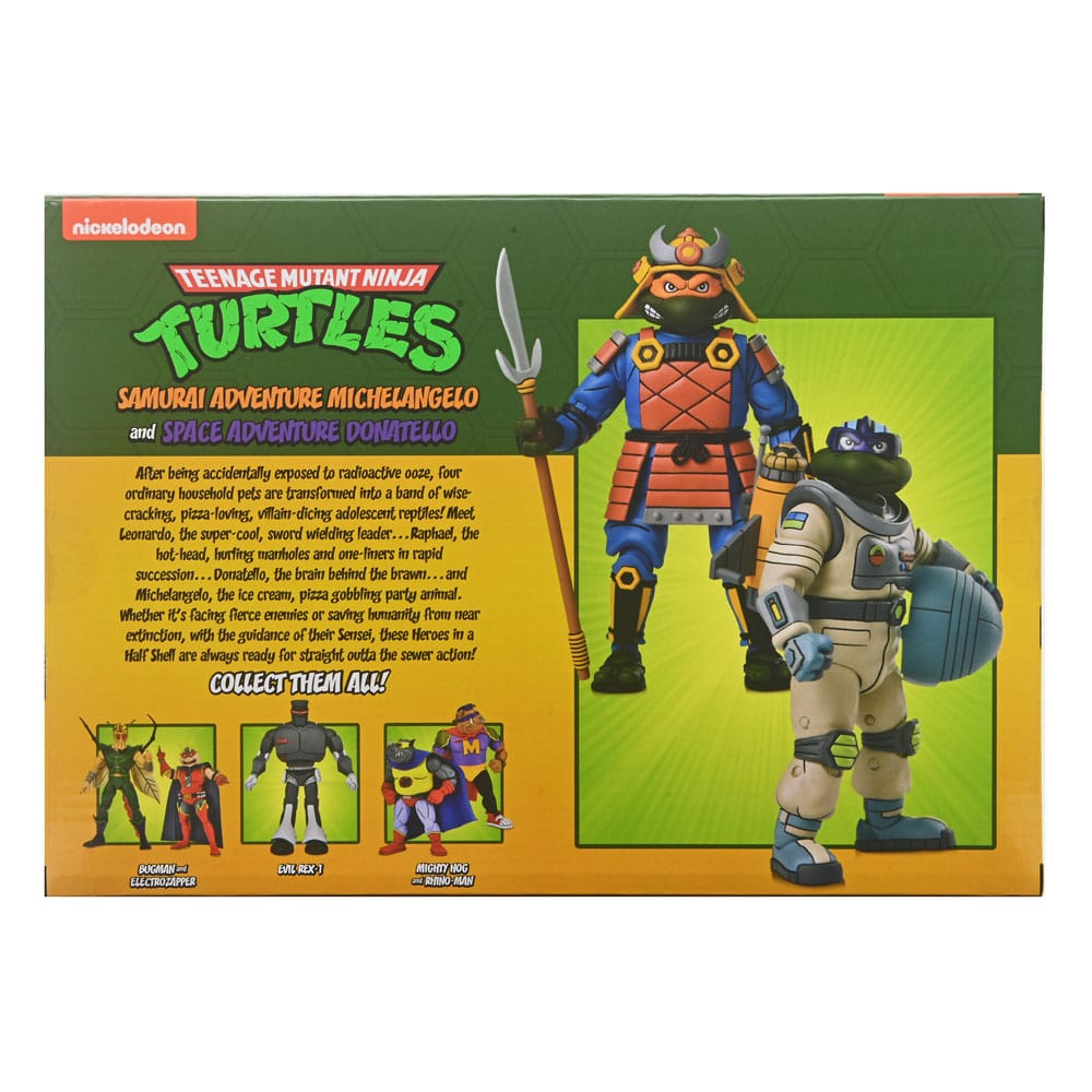 Action-Figure Teenage Mutant Ninja Turtles (Cartoon) 2-Pack Space Adventure & Samurai Turtles 18 cm ( Imagem 3 de 4 ) - Preview