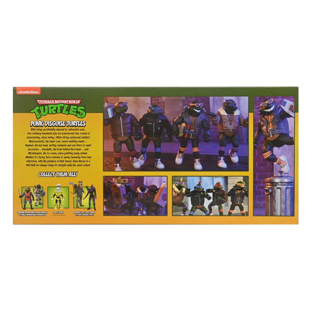 Action-Figure Teenage Mutant Ninja Turtles (Cartoon) 4-Pack Punk Turtles ( Imagem 4 de 4 ) - Preview