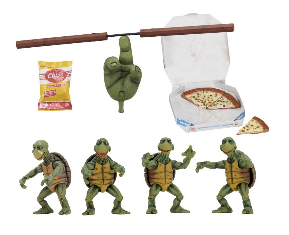 Action-Figure Teenage Mutant Ninja Turtles 4-Pack 1/4 Baby Turtles 10 cm ( Imagem 2 de 4 ) - Preview
