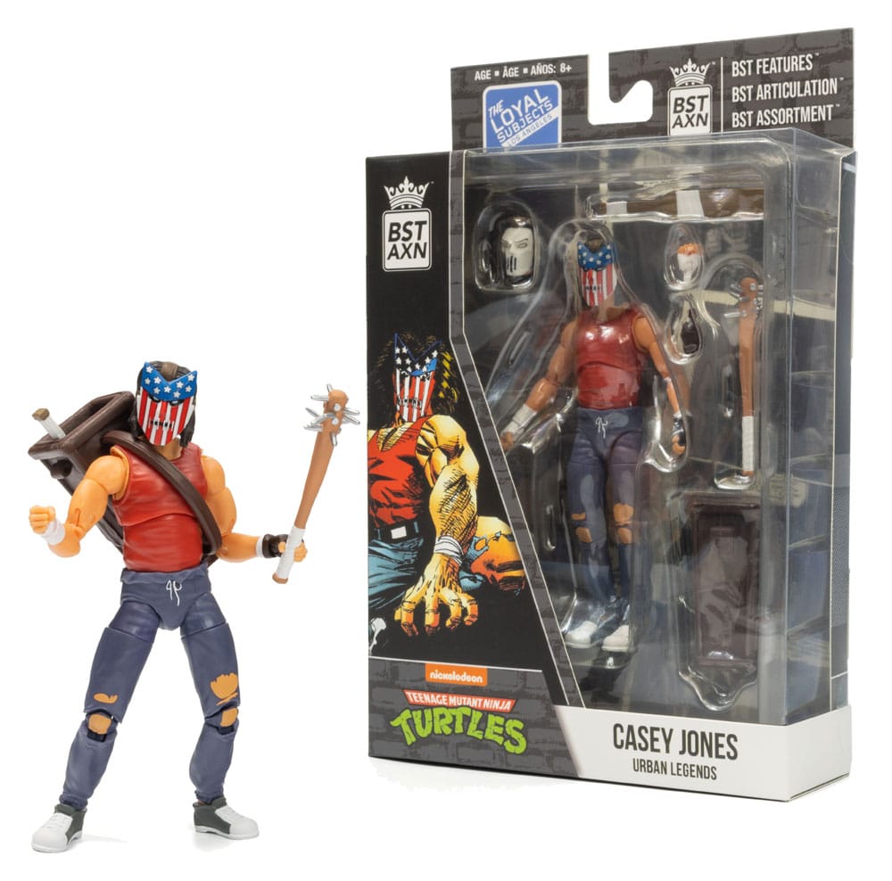 Action-Figure Teenage Mutant Ninja Turtles BST AXN Casey Jones Urban Legend ( Imagem 4 de 4 ) - Preview
