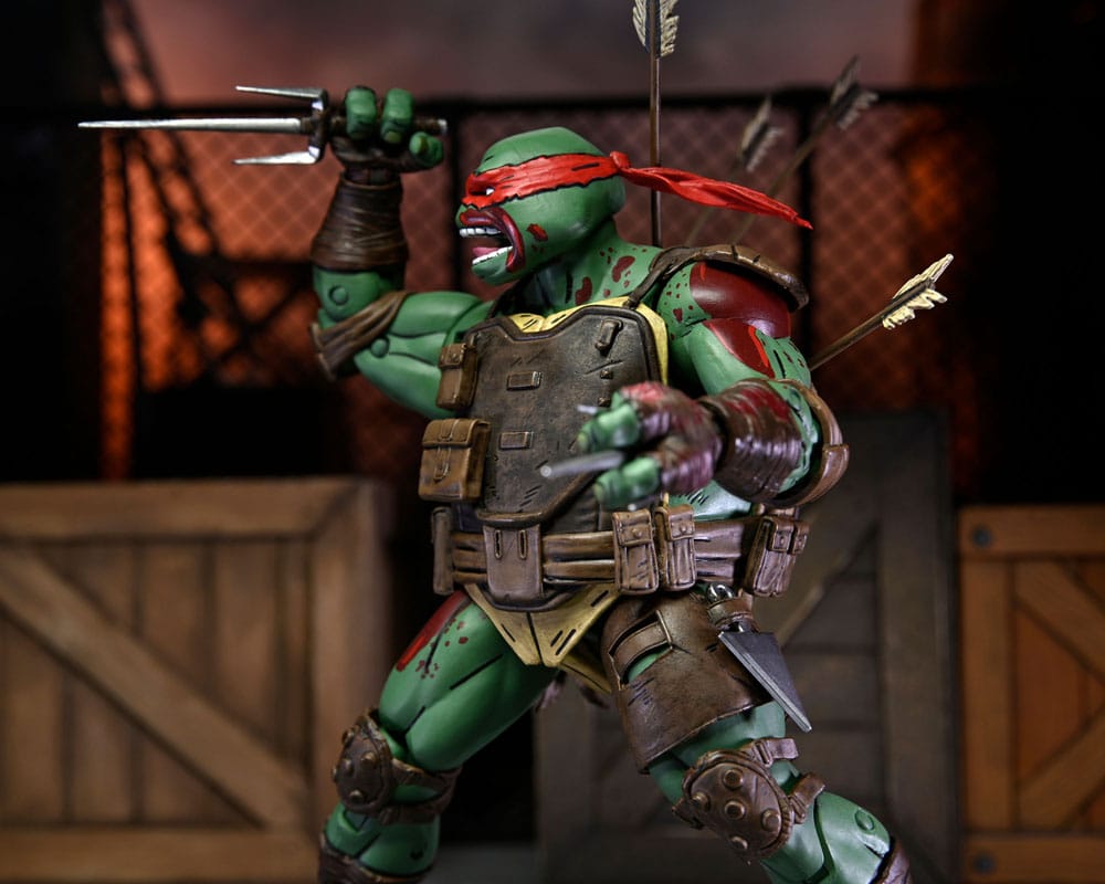 Action-Figure Teenage Mutant Ninja Turtles The Last Ronin First to Fall Raphael 18 cm ( Imagem 4 de 4 ) - Preview