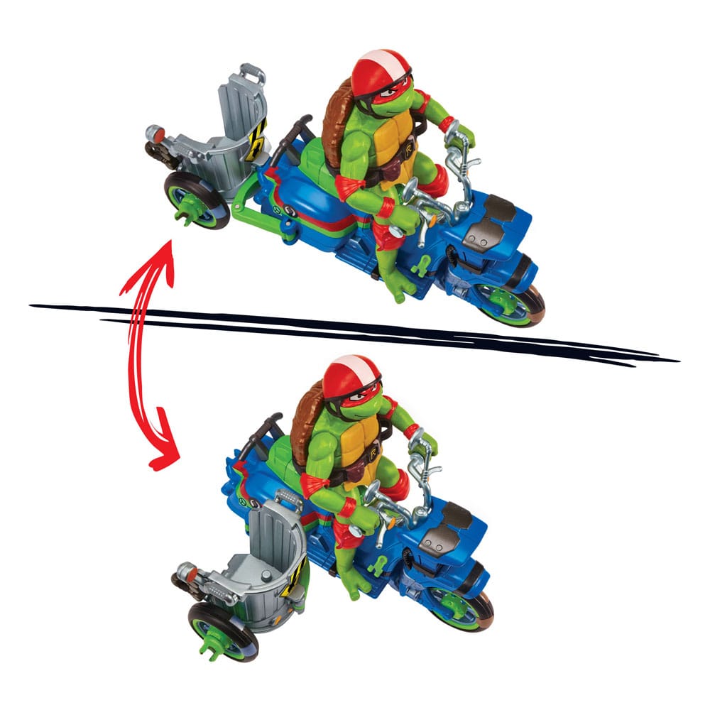 Action-Figure Teenage Mutant Ninja Turtles: Mutant Mayhem Battle Cycle Raphael 30 cm ( Imagem 3 de 4 ) - Preview