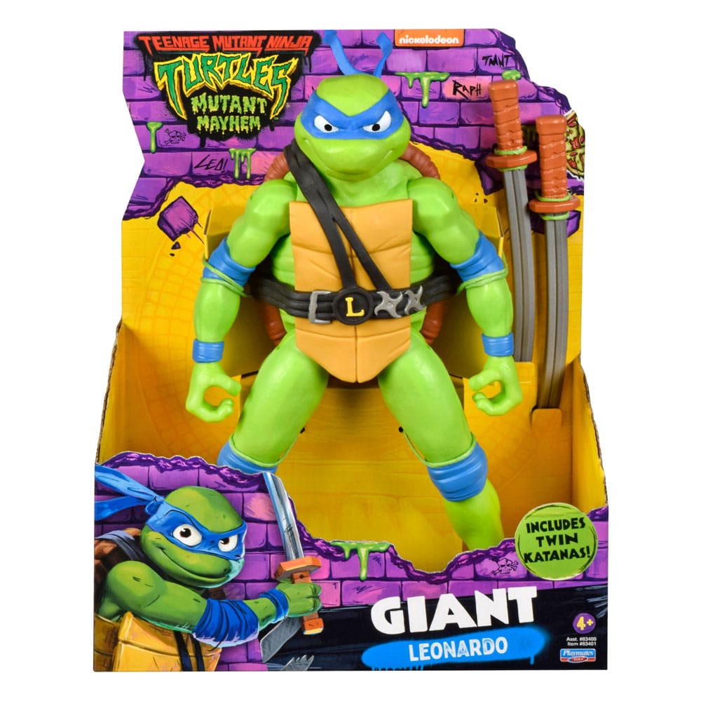 Action-Figure Teenage Mutant Ninja Turtles: Mutant Mayhem Leonardo 30 cm ( Imagem 3 de 3 ) - Preview