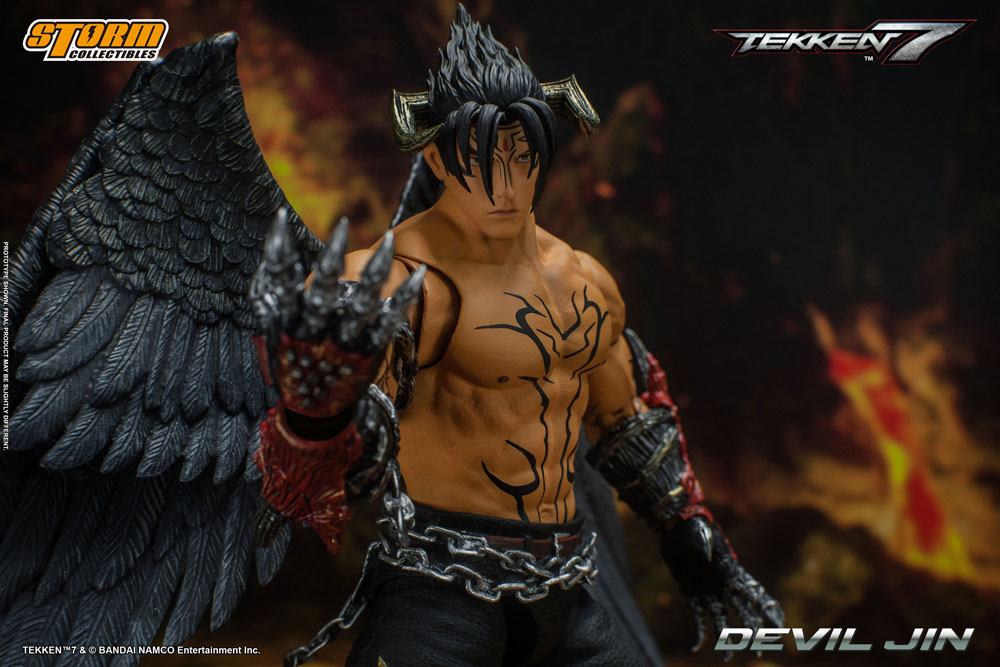 Action-Figure Tekken 7 Devil Jin 1/12 18 cm ( Imagem 2 de 4 ) - Preview