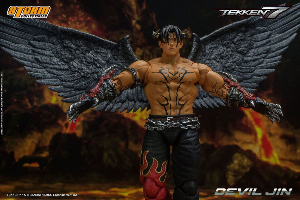 Action-Figure Tekken 7 Devil Jin 1/12 18 cm ( Imagem 3 de 4 ) - Preview