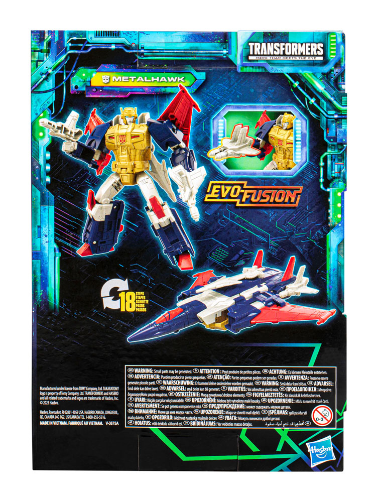Action-Figure Transformers Generations Legacy Evolution Voyager Class Metalhawk 18 cm ( Imagem 4 de 4 ) - Preview