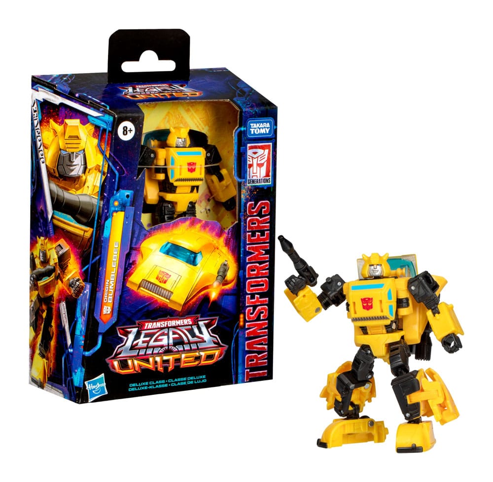 Action-Figure Transformers Generations Legacy United Deluxe Class Origin Bumblebee 14 cm ( Imagem 2 de 4 ) - Preview