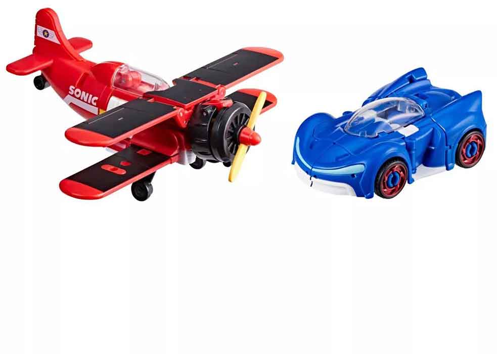 Action-Figure Transformers Sonic the Hedgehog Wingtail & Blue Booster 15 cm ( Imagem 2 de 4 ) - Preview