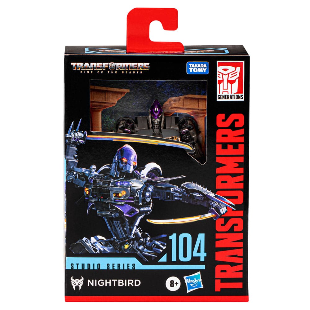 Action-Figure Transformers Studio Series Deluxe Class 104 Nightbird 11 cm ( Imagem 4 de 4 ) - Preview