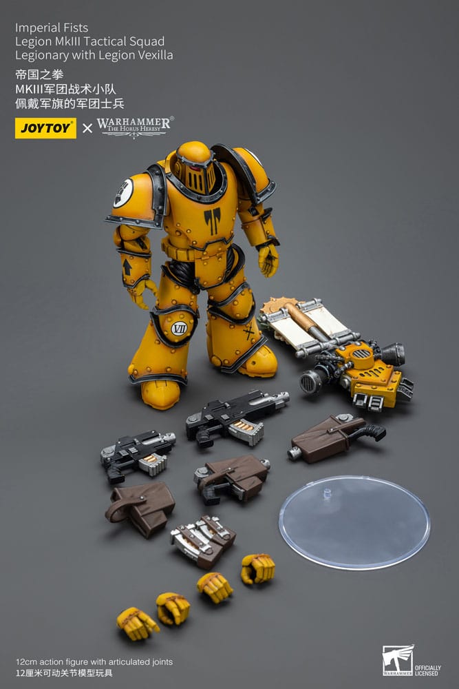 Action-Figure Warhammer 1/18 MkIII Tactical Squad Legionary with Legion Vexilla 12 cm ( Imagem 2 de 4 ) - Preview