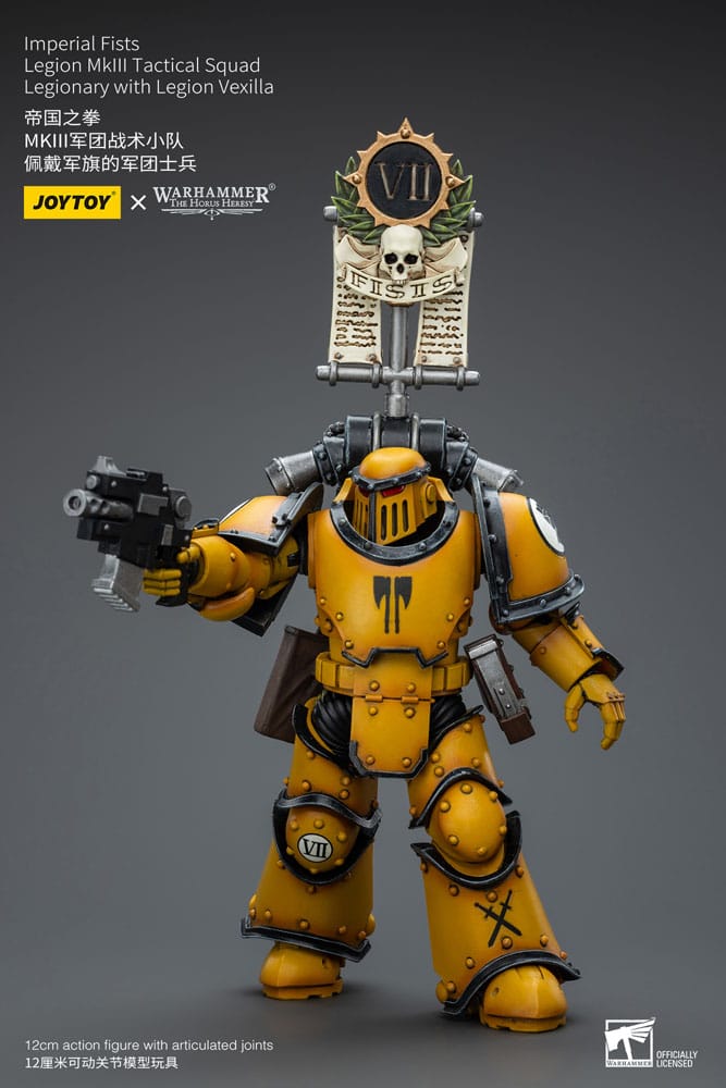 Action-Figure Warhammer 1/18 MkIII Tactical Squad Legionary with Legion Vexilla 12 cm ( Imagem 3 de 4 ) - Preview