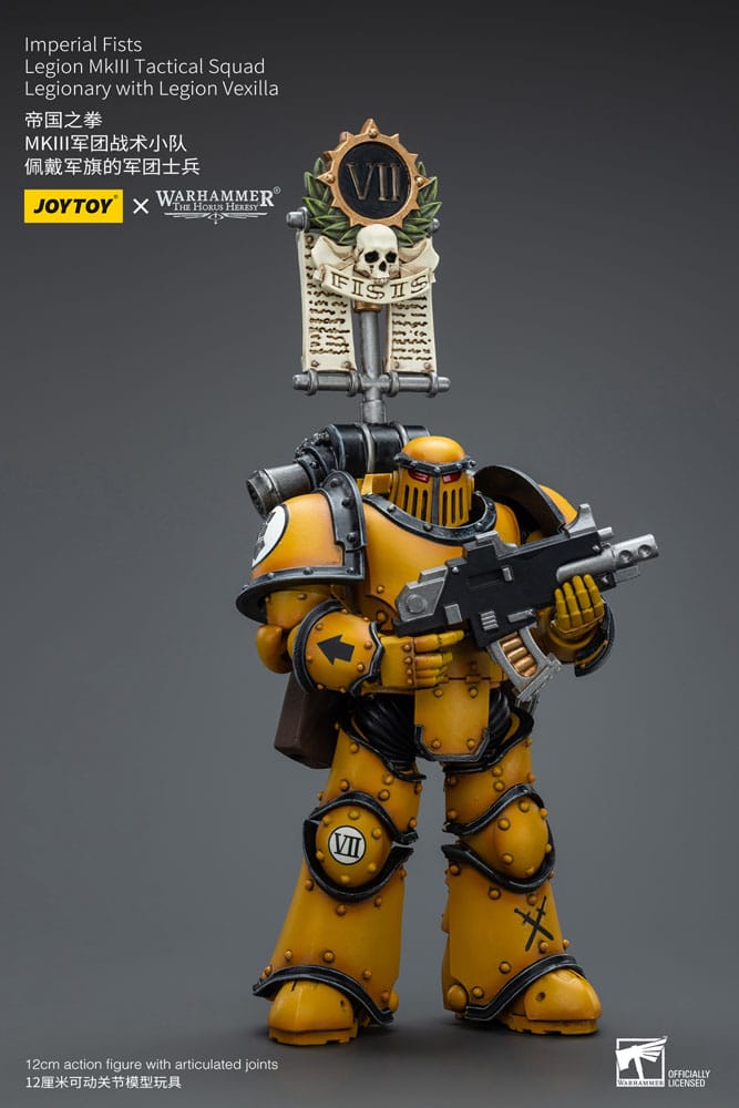 Action-Figure Warhammer 1/18 MkIII Tactical Squad Legionary with Legion Vexilla 12 cm ( Imagem 4 de 4 ) - Preview