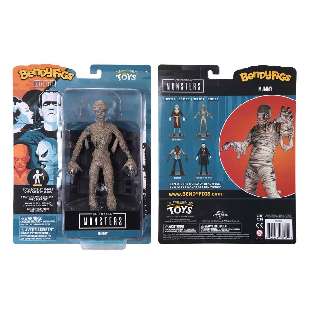 Action-Figure Universal Monsters Bendyfigs - Bendable Mummy 19 cm ( Imagem 2 de 2 ) - Preview