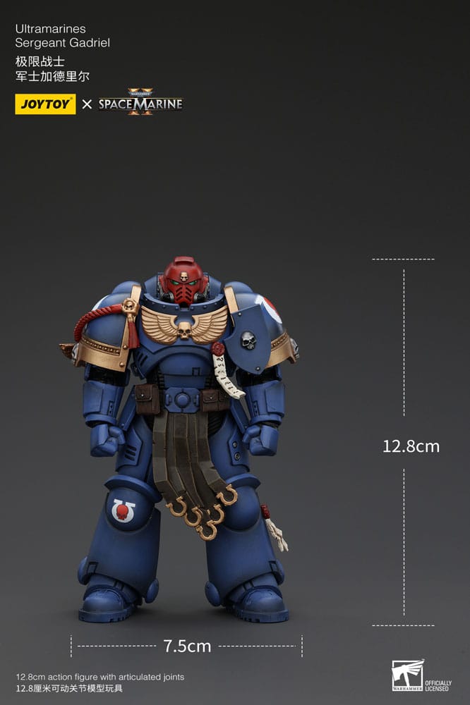 Action-Figure Warhammer 40k 1/18 Ultramarines Sergeant Gadriel 13 cm ( Imagem 4 de 4 ) - Preview