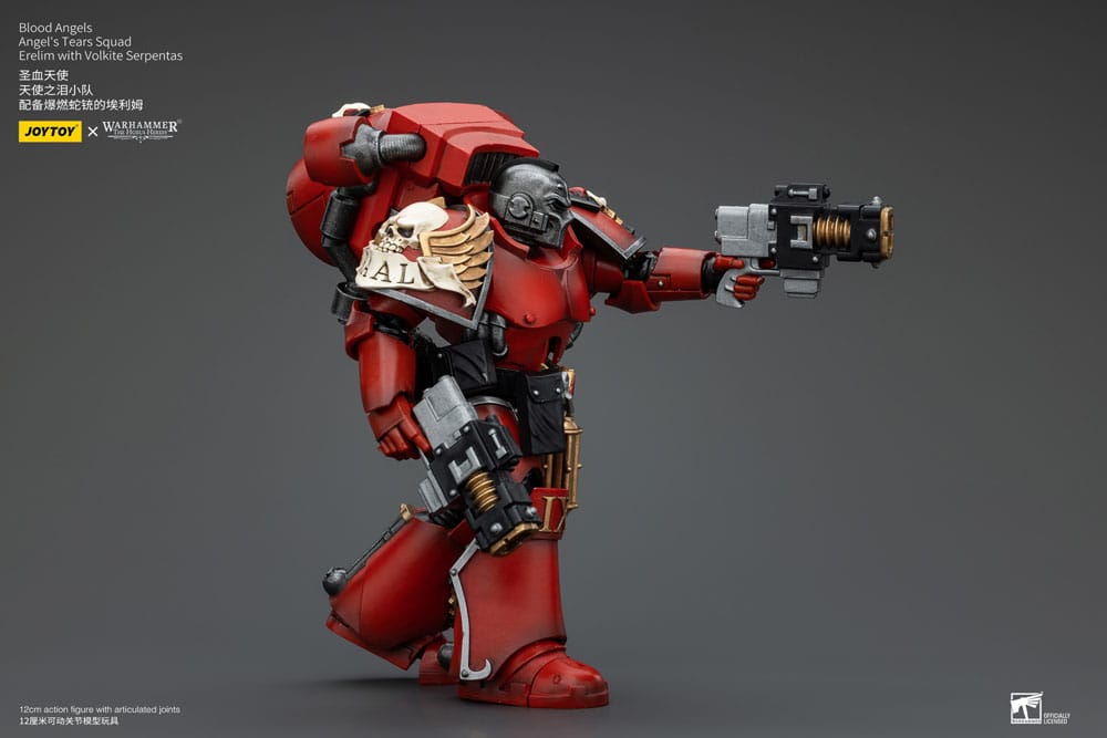 Action-Figure Warhammer Blood Angels Angel’s Tears Squad Erelim with Volkite Serpentas 12 cm ( Imagem 2 de 4 ) - Preview