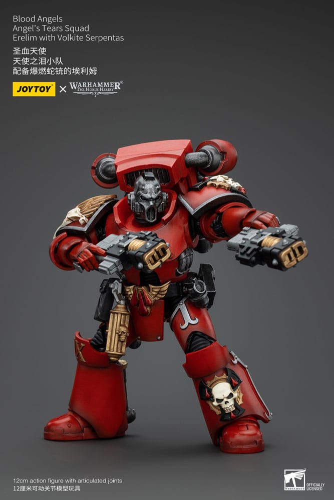 Action-Figure Warhammer Blood Angels Angel’s Tears Squad Erelim with Volkite Serpentas 12 cm ( Imagem 4 de 4 ) - Preview