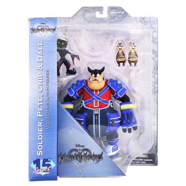 Action-Figures Kingdom Hearts Select - Pete, Chip & Dale, Soldier 18 cm ( Imagem 2 de 2 ) - Preview