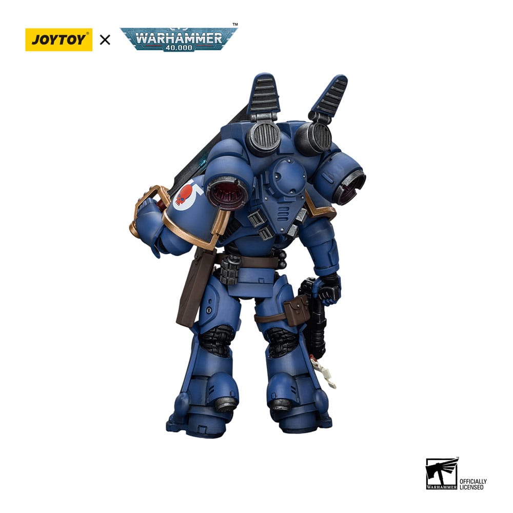 Action-Figure Warhammer Ultramarines Jump Pack Intercessors Sergeant with Plasma Pistol 12 cm ( Imagem 4 de 4 ) - Preview