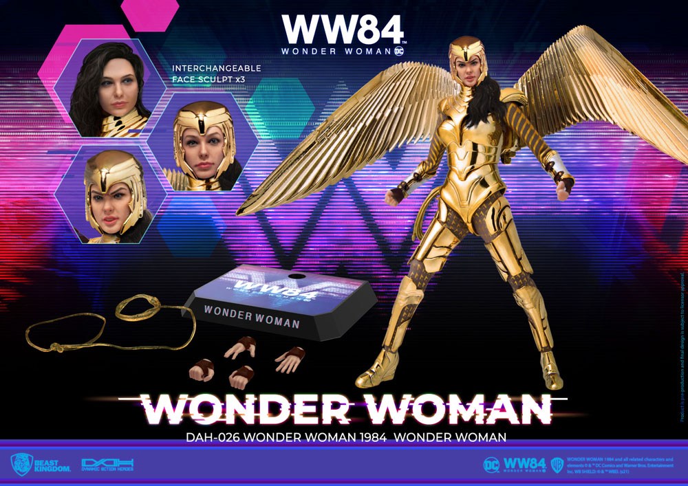 Action-Figure Wonder Woman 1984 Dynamic Heroes 1/9 Wonder Woman 21 cm ( Imagem 3 de 4 ) - Preview