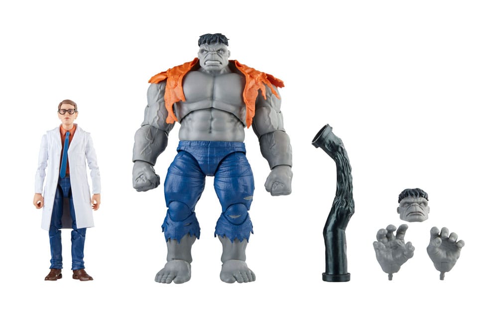 Action-Figures Avengers Marvel Legends - Gray Hulk & Dr. Bruce Banner 15 cm ( Imagem 2 de 4 ) - Preview